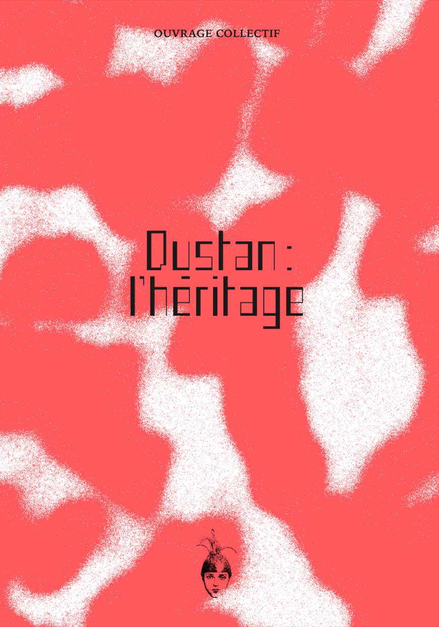 Couverture du receuil de couleur corail et duvet blanc.